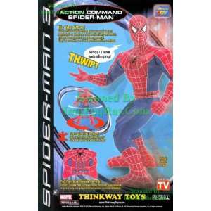  Spider Man 3 Action Command Toy with Remote Thinkway Toys 