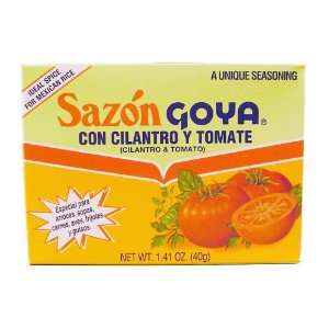 Goya Sazon Con Cilantro Y Tomate Grocery & Gourmet Food