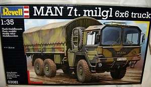 revell AG 1/35 GERMAN MAN 7 ton mil gl 6x6 CARGO TRUCK  