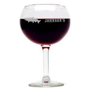  Salmon Red Wine Glass
