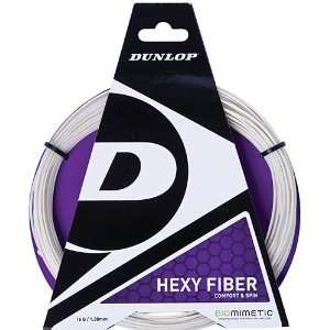 DUNLOP Hexy Fiber Comfort And Spin Biomimetic 17G Tennis String 