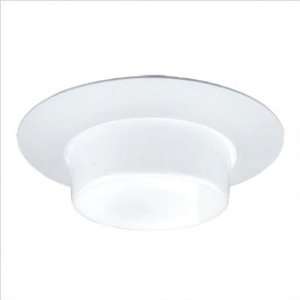 Bundle 63 6 Recessed Housing Drop Lens Shower Trim in White (Set of 6 