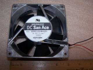   is for a USED Sanyo Denki DC San Ace Cooling Fan Model 109E1224H101