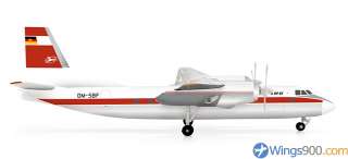 Herpa Wings Interflug Antonov AN 24 1200 Diecast Model MIB  