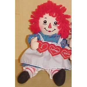  Raggedy Ann Valentine 7 Plush Toys & Games