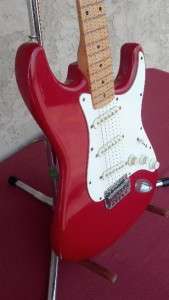   Fender Strat Stratocaster Vintage 1989 Made in Korea MIK in Red  