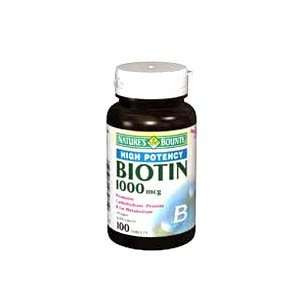  Biotin Tabs 1000 Mcg Nby Size 100