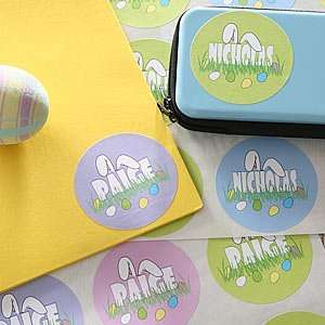  Easter Bunny Ears Personalized Stickers Toys & Games