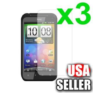 3x LCD Screen Protector Film Guard For HTC INCREDIBLE 2  