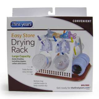 First Years Easy Store Drying Rack   Bottle FREE SHIP  