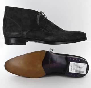 New $875 Santoni Brown Shoes 9.5/8.5  