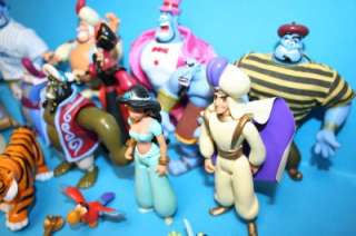 Huge Lot DISNEY ALADIN mattel figures and parts Genie +  