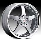 17 x7.5 MSR 138 1383 Silver Wheels Rims 4 5 Lug