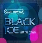 12 Caution Wear Black Ice Ultra Thin Sensitive Condoms