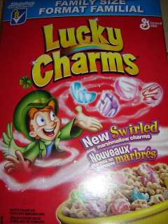 LUCKY CHARMS FAMILY SIZE CEREAL 680G GENERAL MILLS * 