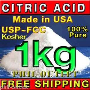 kg (2.2 lb) Citric Acid   Food Grade     