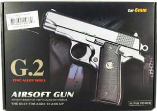 G2 METAL Airsoft Spring Pistol Handgun Compact Small Gun  