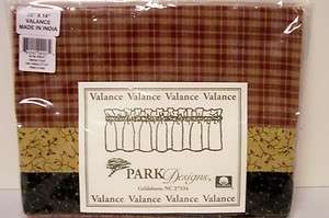 Park Designs Heathers Quilt 72 x 14 Inch Valance New in Package 