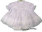 NWT Willbeth Yellow Heirloom Lace 2pc Dress & Bloomers Newborn  