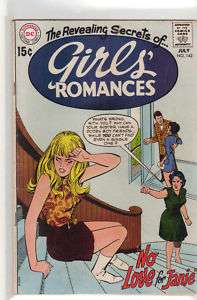 Girls Romances #142 VG 1969 DC Comic No Love for Janie  