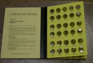 LIBRARY OF COINS 1909 1940 LINCOLN CENT ALBUM PART 1 VOL.2 ID#O333 