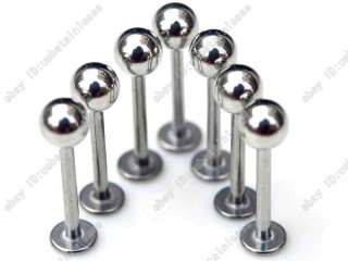 wholesale 90 steel body piercings lip belly labret ring  