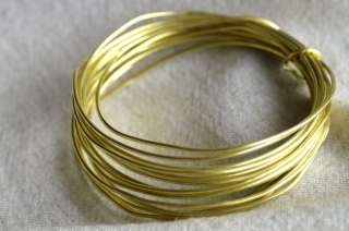 5ft Soft Solid Brass Beading Wire Finding 18gauge mw18  