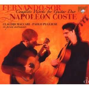 Sor & Coste Complete Works For Guitar Duo Duo Maccari Pugliese (auf 