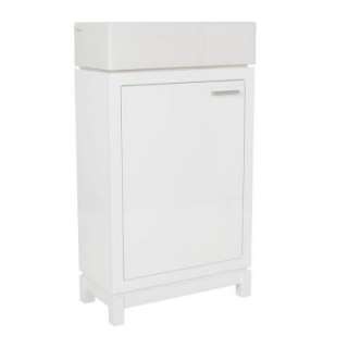 Foremost Kole 19 1/2 In. W X 9 3/4 In. D Vanity in White With Fireclay 
