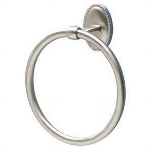 Innova Antique Rope Towel Ring in Brushed Nickel AL ANQTR 21 at The 