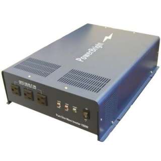 Power Bright 12V DC to AC 1500 Pure Sine Inverter APS1500 12 at The 