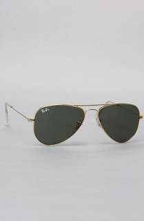 Ray Ban The Aviator Small Metal Sunglasses in Arista  Karmaloop 