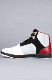 Creative Recreation The Cesario Sneaker in Black White Red  Karmaloop 