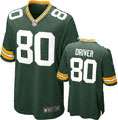 Donald Driver Youth Jersey Home Green Game Replica #80 Nike Green Bay 