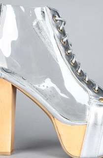   Cleata Shoe in Silver Clear  Karmaloop   Global Concrete Culture