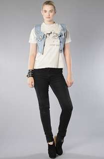 Vintage Boutique The Jewel of The Night Denim Vest  Karmaloop 