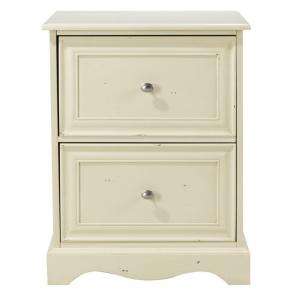   in. H Antique White 2 Drawer File Cabinet 0820300460 