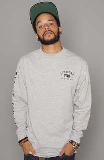 Fourstar Clothing The Athletic Bar LS Tee in Athletic Heather 