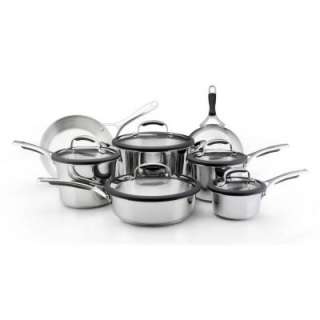   Gourmet 12 Piece Stainless Steel Cookware Set 75657 