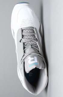 Reebok The Sermon Sneaker in White Tin Grey California Blue 