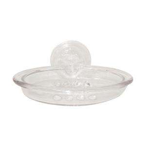 interDesign PowerLock Suction Soap Dish in Clear 51829CX at The Home 