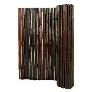 Backyard X Scapes Mahogany Rolled Bamboo 1 In. D x 3 Ft. H x 8 Ft. L 