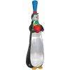 Airblown 9 ft. Inflatable Sky High Penguin Holding Red Ornament