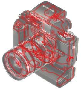 Olympus E M5 OM D kompakte Systemkamera 3 Zoll inkl.  
