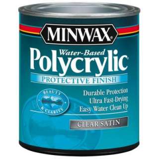 Minwax Polycrylic 1 Qt. Satin Protective Finish 63333 at The Home 