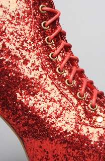 Jeffrey Campbell The Lita Shoe in Red Glitter  Karmaloop   Global 