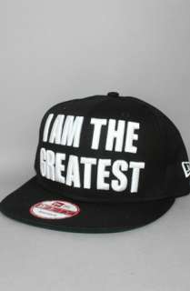 123SNAPBACKS Muhammad Ali I Am The Greatest Snapback HatBlackBlack 