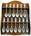 AMERICAN COLONIES SPOON COLLECTION Franklin Mint Fine Pewter +COA 
