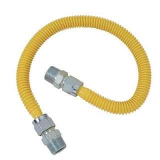   . ProCoat Coated Stainless Steel Gas Appliance Connectorwith Fittings