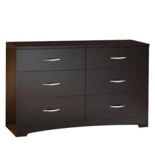 South Shore Furniture Lux Chocolate 6 Drawer Dresser 3159010 at The 